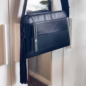 NWT • CARRYWEST • Edgy Black Crossbody Purse